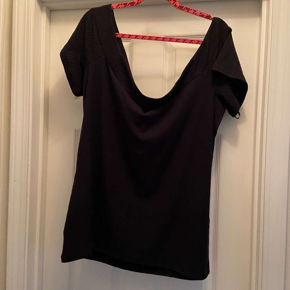 Torrid NWT Off the shoulder Black sweater